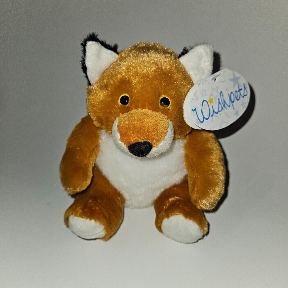 NEW 2017 Wishpets Roly Poly Sly Fox Plush 6" Stuffed Animal Toy Brown 82334